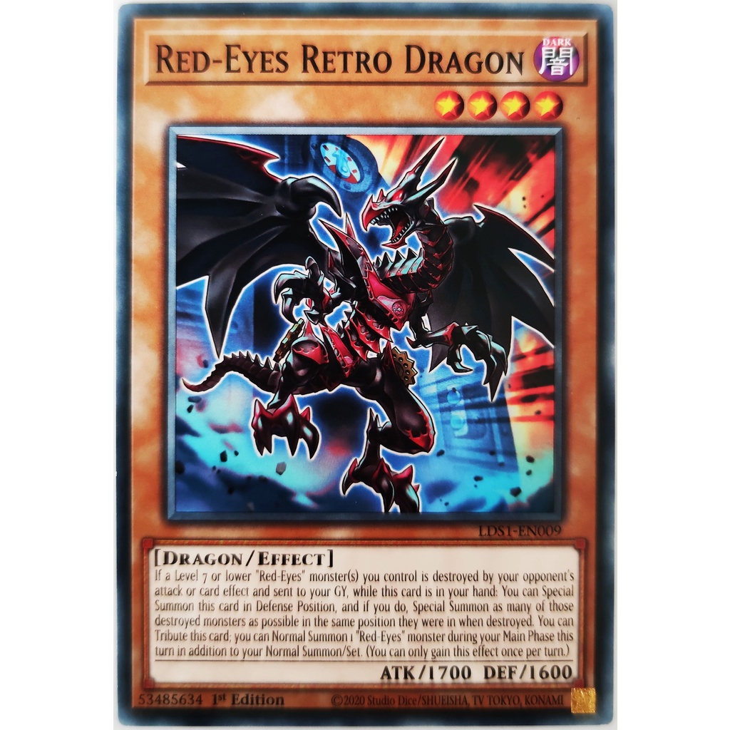 [Thẻ Yugioh] Red-Eyes Retro Dragon |EN| Common