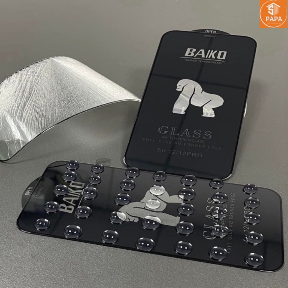 Cường lực Baiko iphone 14 Pro Max 14Plus 14Pro 13 Pro Max 12 Pro Max 11 Pro Max 11Pro Xs max x 7Plus 8Plus Full màn