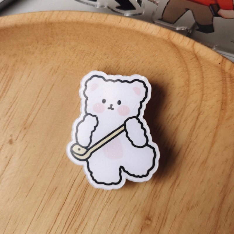 Sticker ghim cài trang trí balo túi ví xinh xắn dễ thương