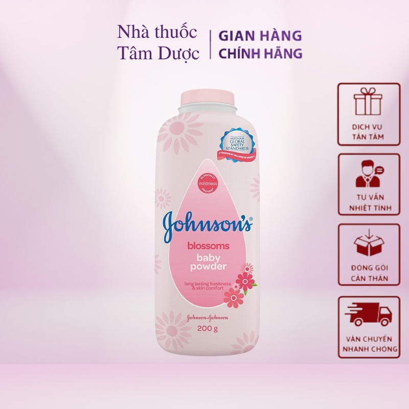 Phấn Rôm Johnson's Baby Hương Hoa Blossom Baby Powder 65Gr