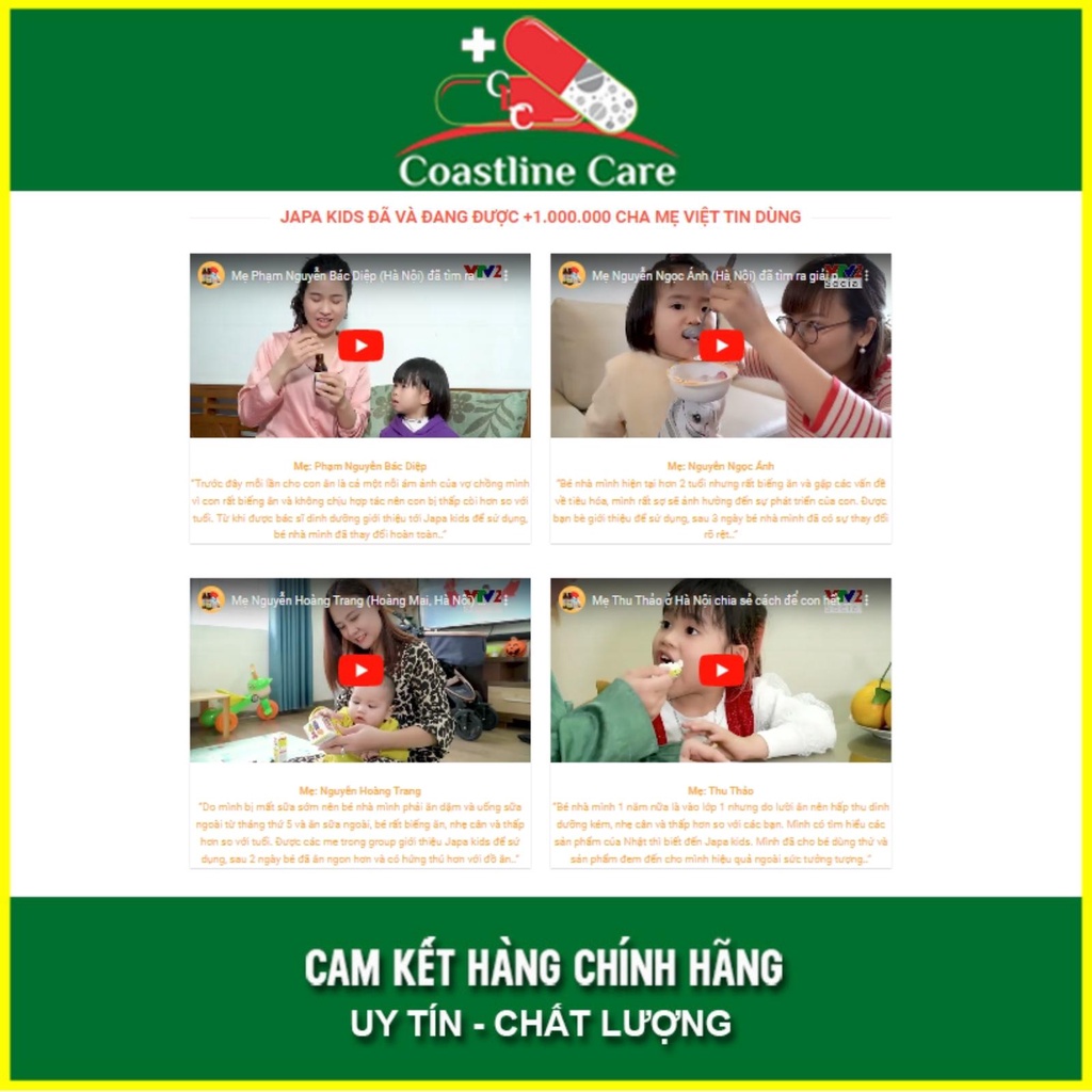 Japa Kids Giúp Trẻ Ăn Ngon Tiêu Hóa Tốt Tăng Cường Miễn Dịch  - CLC Pharmacy