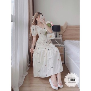 ĐẦM MAXI THÊU HOA ĐI BIỂN BIG SIZE