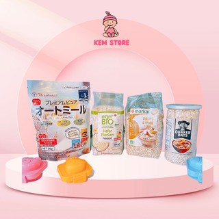 Yến mạch hữu cơ cán mỏng - Cho bé 5m+