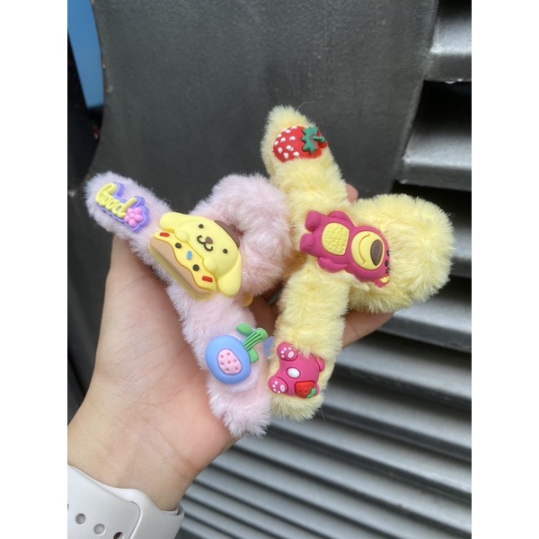 Cặp Tóc Lông Mềm Nhiều Hoạt Tiết