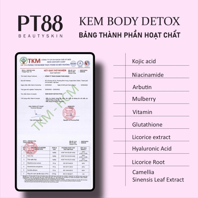 Kem dưỡng trắng da body PT88 - HỘP NHỎ