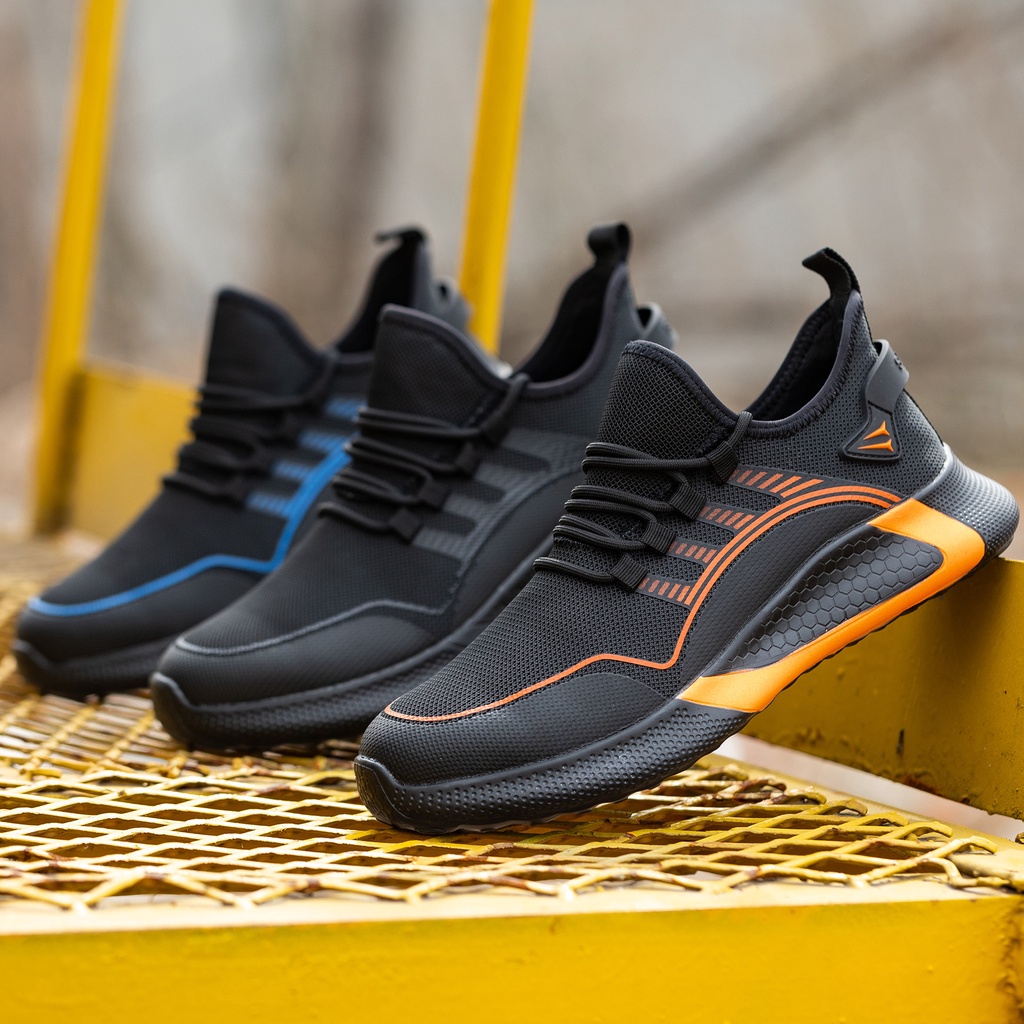 Giày Bảo Hộ Lao Động Mũi Thép Siêu Nhẹ Thoáng Khí An Toàn Size 36-50 Giày Hàn Chống Bỏng Chuyên Dụng Chất Lượng Cao