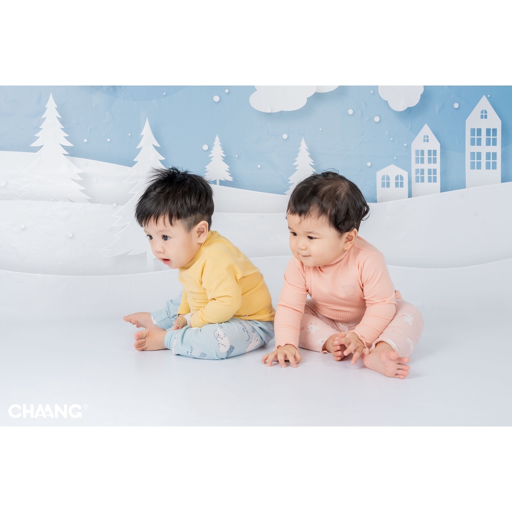 Chaang áo dài tay cổ lọ giữ nhiệt cho bé từ 6 tháng đến 5 tuổi Chaang Northern AW22D15
