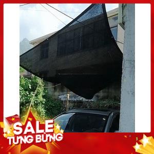 Lưới Che Nắng Nam Việt - Giá Bán Trên 1 Mét Vuông - Màu Đen - May Viền Đóng Khoen Sẵn