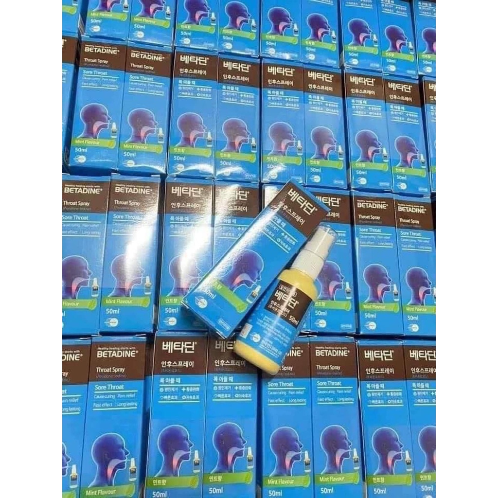 Xịt họng hàn quốc BETADINE