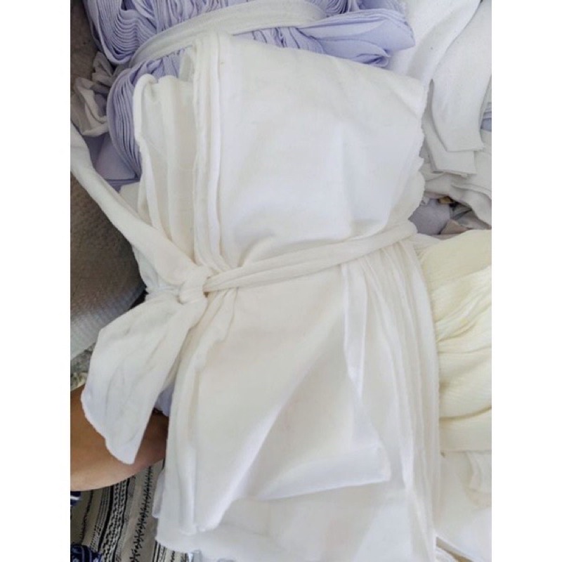 Giẻ lau trắng   cotton 100% thấm hút tốt