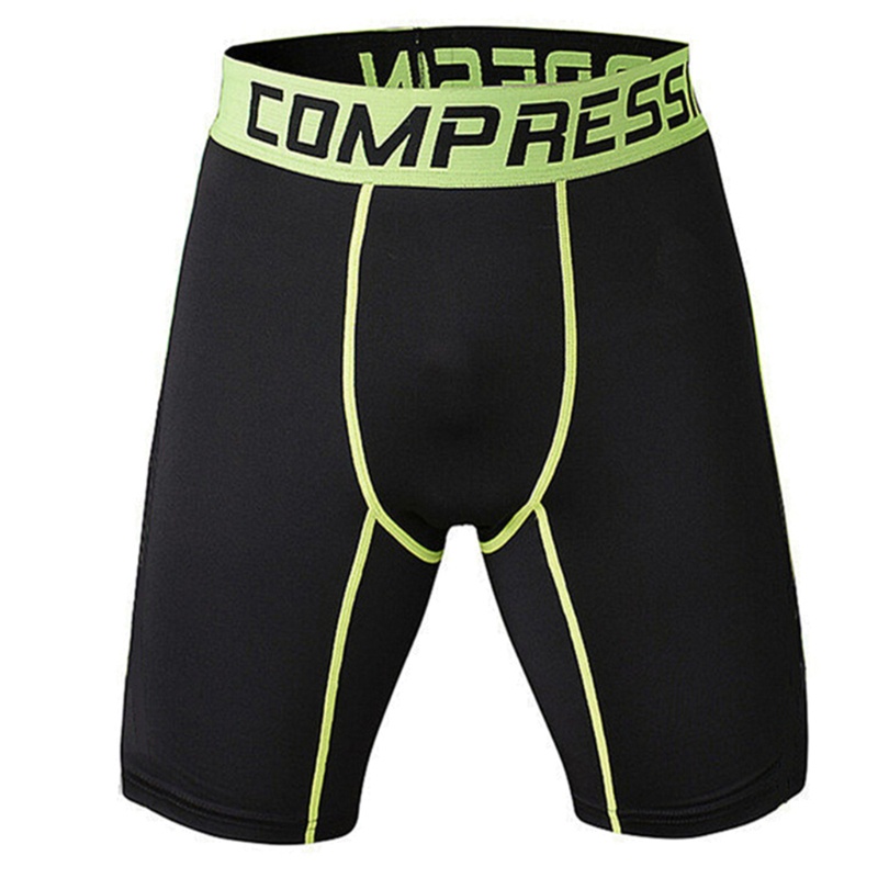 Xiangbao Quần Short Ôm Sát Thể Thao Tập Gym Nén Nhiều Lớp Cho Nam