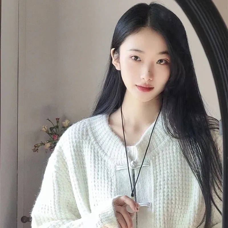 [MURIOKI] Áo Khoác Cardigan Thắt Nút Kiểu Trung Hoa Thời Trang Thu Đông Cho Nữ