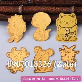Miếng Dán Điện Thoại 12 Con Giáp , Thần Tài , Quà Tặng Bạn Bè, Người Thân Ngày Tết , Lộc Xuân