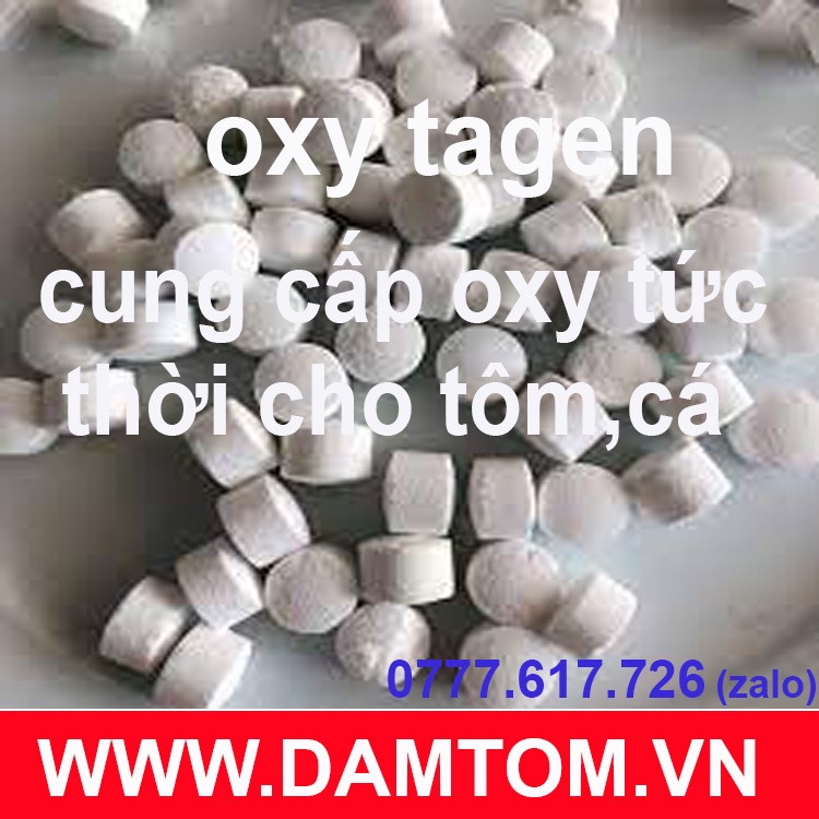1 kg Oxy viên nén, dùng cho hồ cá koi, cá kiểng, cá nổi đầu do thiếu oxy
