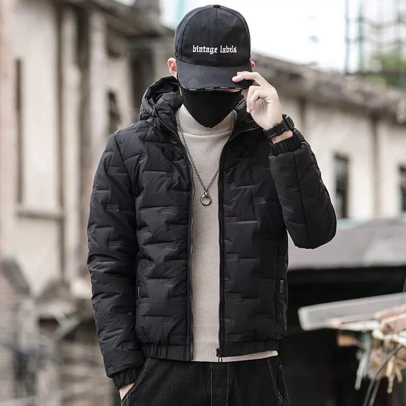 Áo khoác Phao Nam Có Mũ 3 Lớp