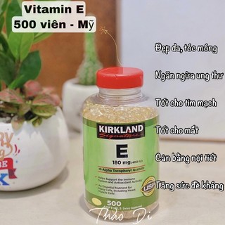 Vitamin e kirkland 400iu - vitamin e 500 viên kirkland