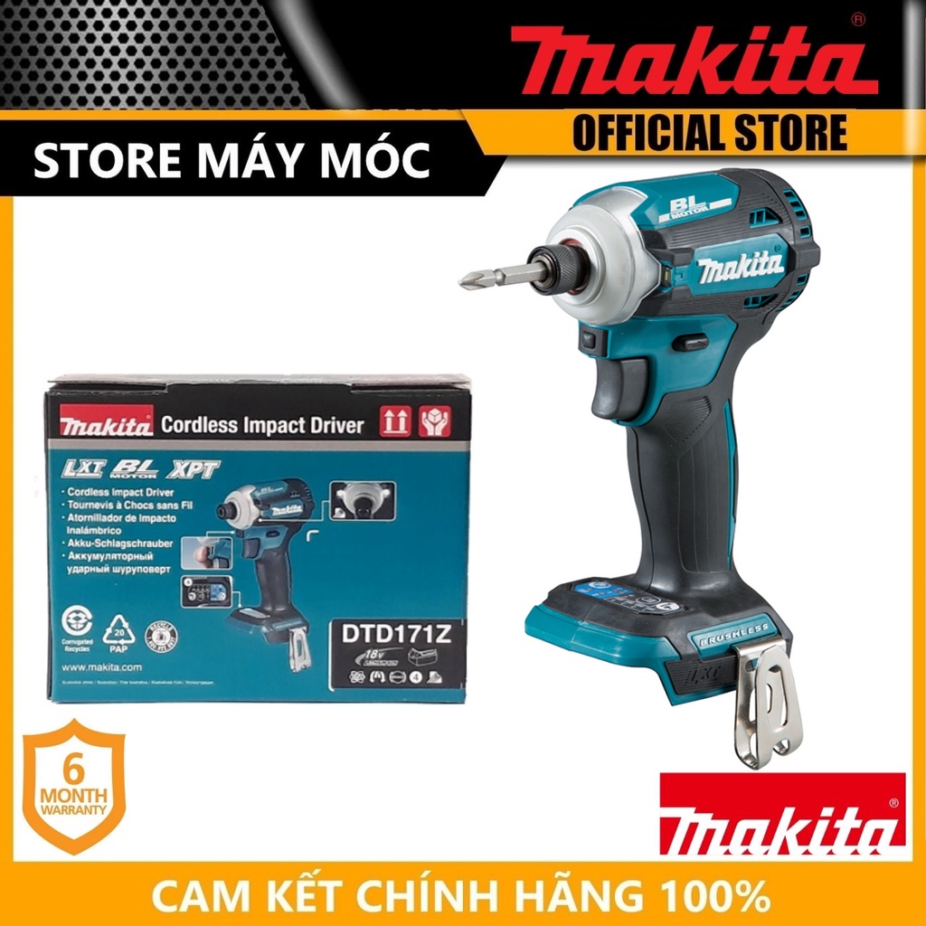 MÁY VẶN VÍT 18V (180 NM) MAKITA DTD171Z- HÀNG CHÍNH HÃNG
