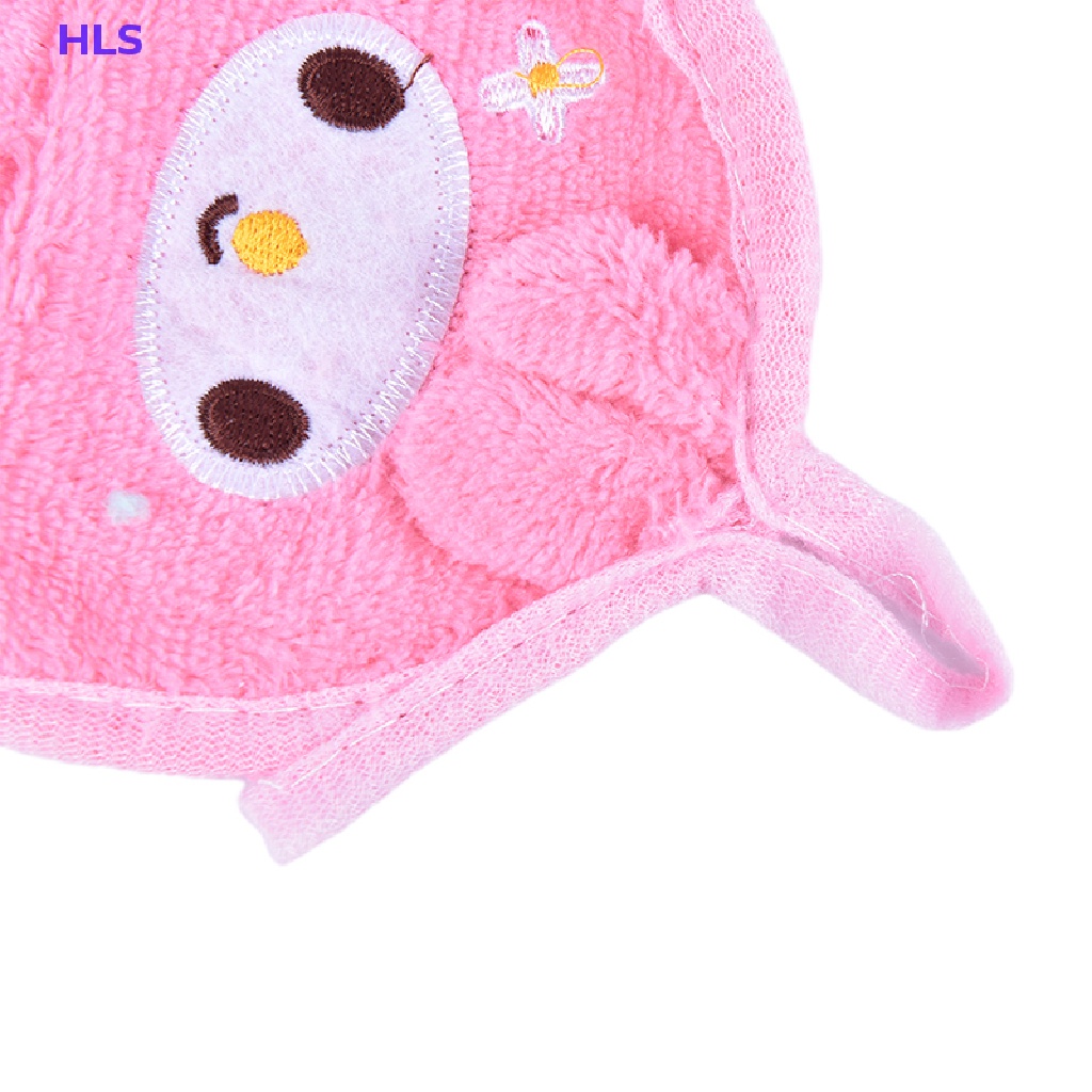 1 Khăn Tắm Mềm Mại Hình Thú Hoạt Hình Treo Tường Cho Bé