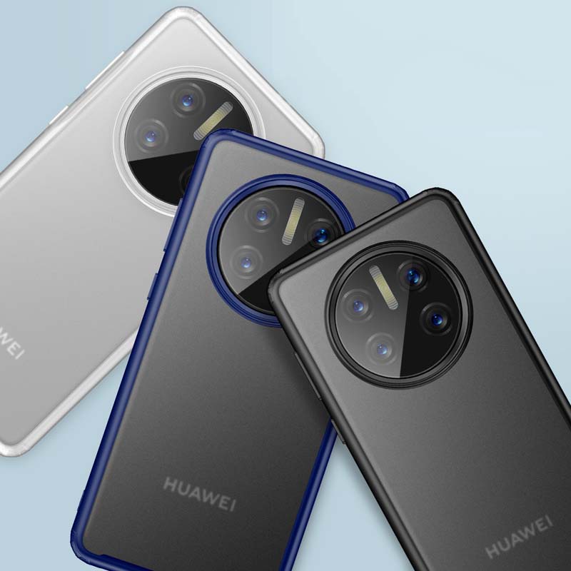 Ốp Điện Thoại PC Nhám Đơn Giản Chống Dấu Vân Tay Cho Huawei Mate 50 / Pro