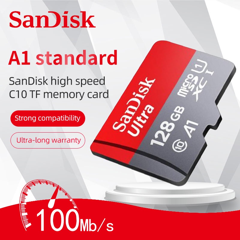 Thẻ Nhớ SanDisk TF 100% 32GB 64GB 128GB 256GB 512GB UHS-I A1 Cho ĐiệN ThoạI / ĐiệN ThoạI / 10 TuổI | BigBuy360 - bigbuy360.vn