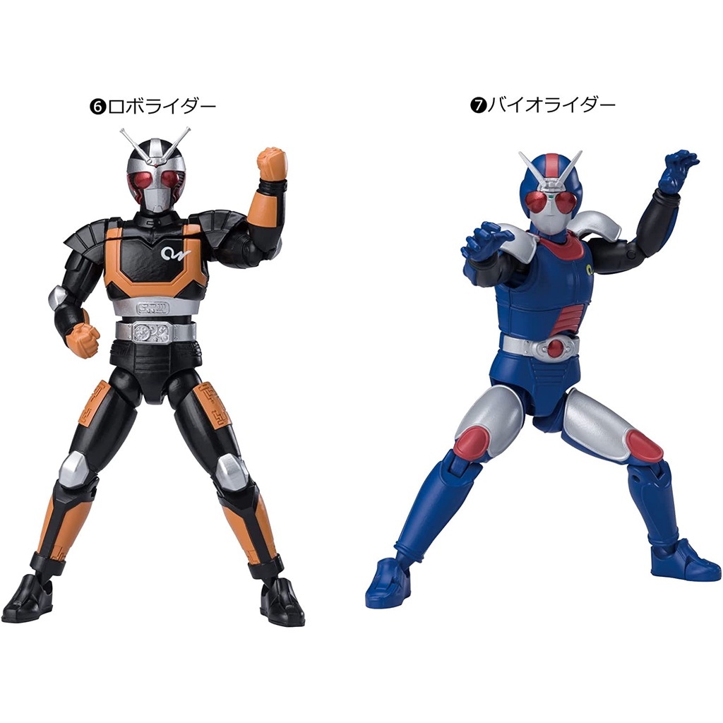 Mô hình động SHODO-XX 2 Kamen Rider Black W Accel Zero-One Chính hãng