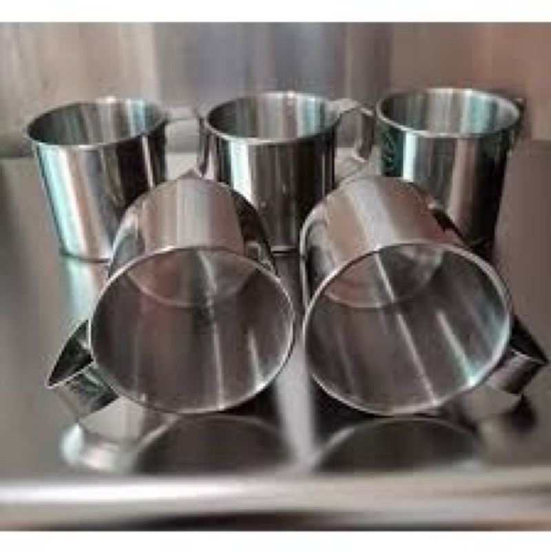 Sét 5 ca inox 7cm cốc uống nước cho các bé có quai - BANGGE