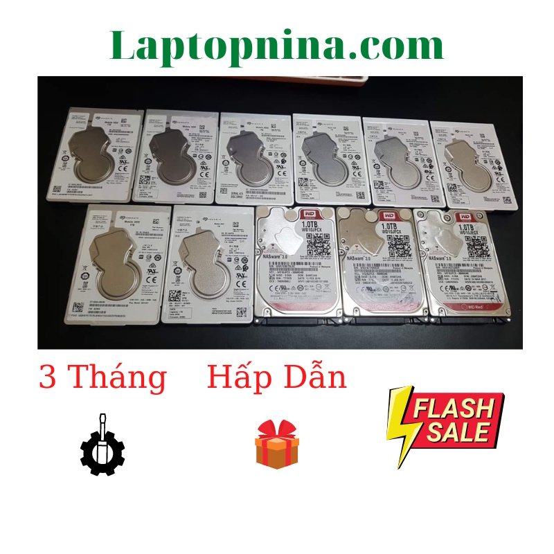 Ổ cứng HDD Laptop tháo máy sức khỏe 100% - 500gb - 1TB ( 1000gb )