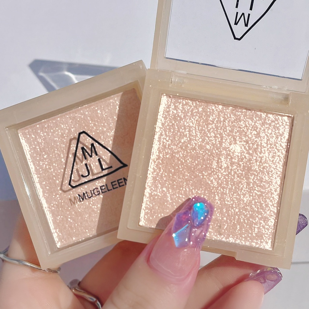 Muge LEEN Phấn Bắt Sáng Ánh Ngọc Trai Siêu Sáng Trang Điểm Khuôn Mặt