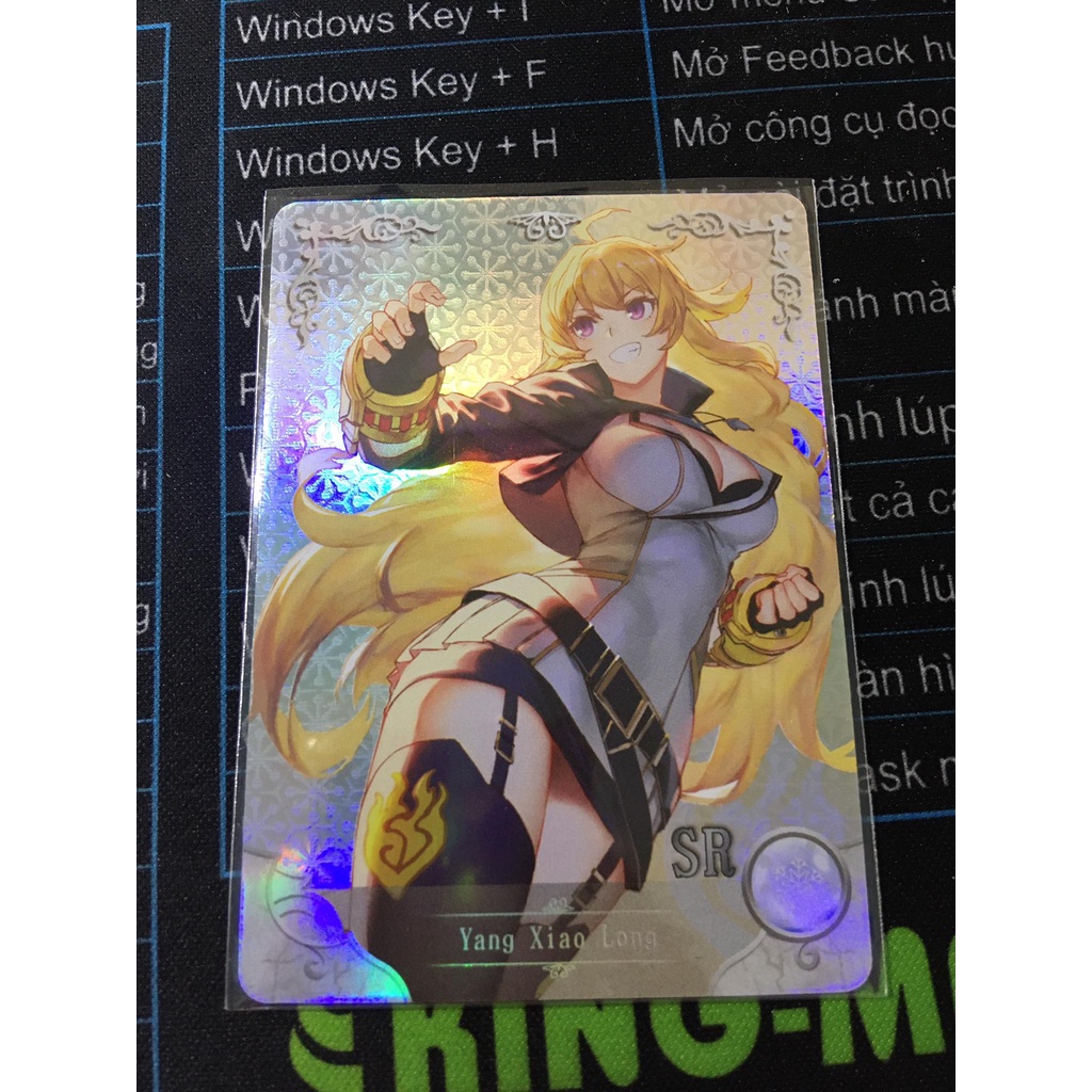 (Rain15) Thẻ bo góc nhân vật Yang Xiao Long – RWBY NS-02-M02 – SR
