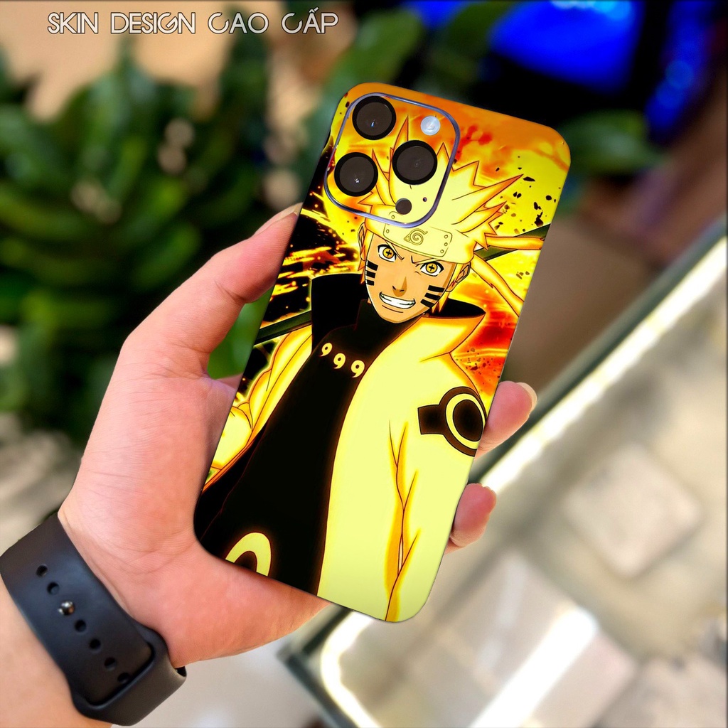 Dán Skin điện thoại hình Naruto, Cho Iphone 6/ 7/ 8/ X/ XS/ XS Max/ 11/ 11 Pro Max Và Các Dòng Máy Android