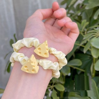 Cột tóc vải trơn co giãn  phomat dễ thương Tatitava