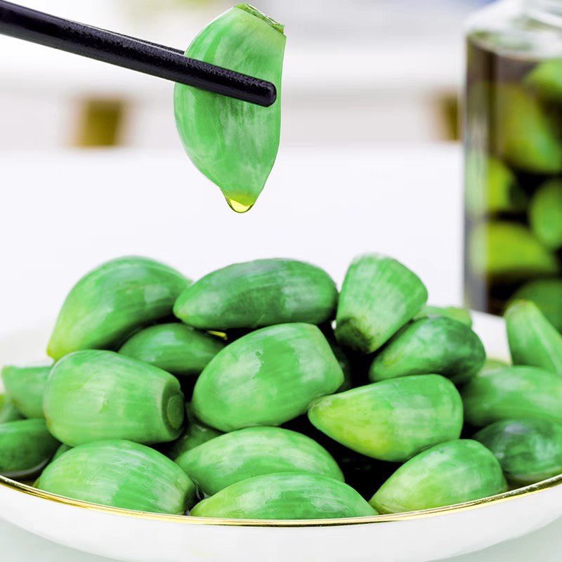 Tỏi xanh Sơn Đông ngâm giấm đường