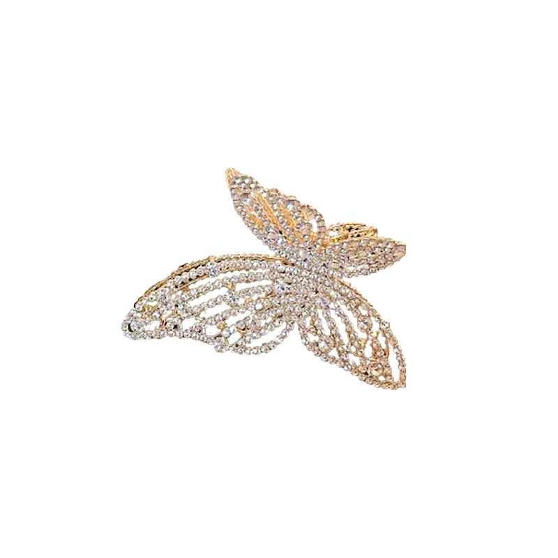 Kẹp Tóc Hình Bướm Đính Đá Lấp Lánh Cao Cấp Thời Trang Dành Cho Năm 2022