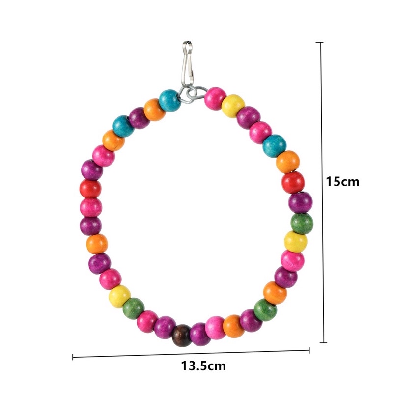 ĐỒ CHƠI CHO VẸT  GỒM 6 MÓN