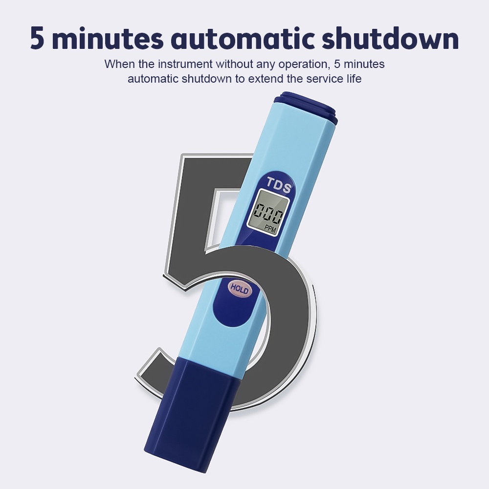 Thiết bị đo chất lượng nước ZIQQUCU TDS 0-9990 PPM chuyên dụng dành cho bệnh viện công nghiệp hồ bơi