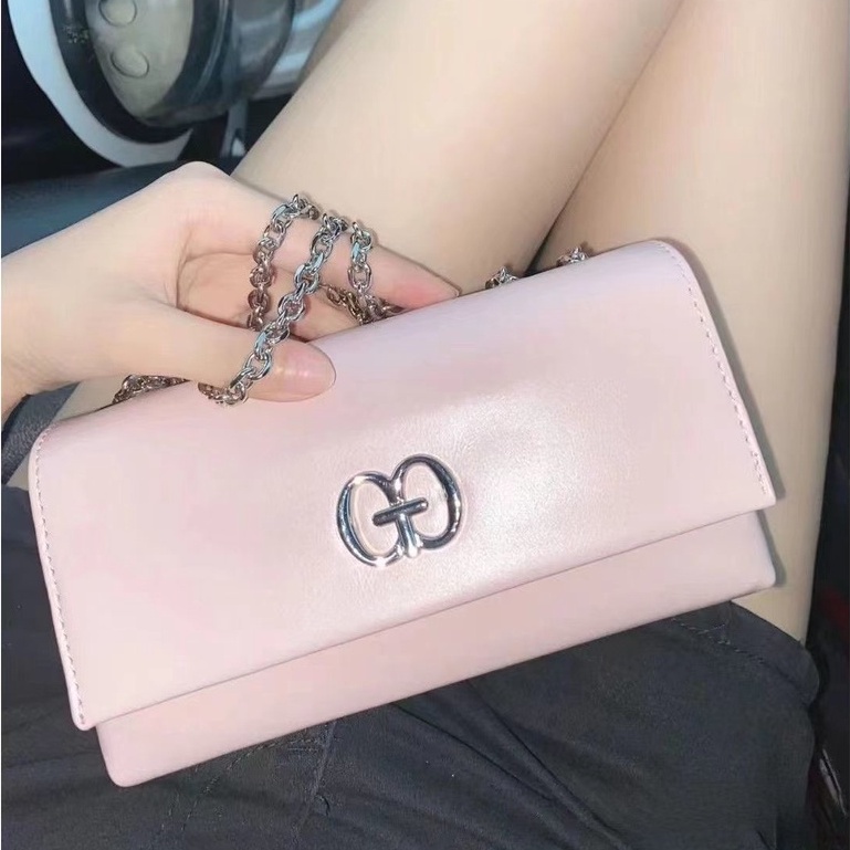 Túi Xách Đeo Vai Hình Vuông Cỡ Nhỏ Phối Dây Đeo Sợi Xích Thời Trang Cao Cấp Phong Cách Hàn Quốc Cho Nữ