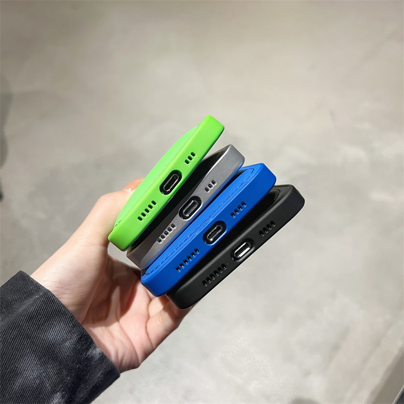 Ốp Điện Thoại TPU + Vải Màu Trơn Cho iPhone 14 13 12 Pro Max 12 Pro 12 11 Pro Max 11