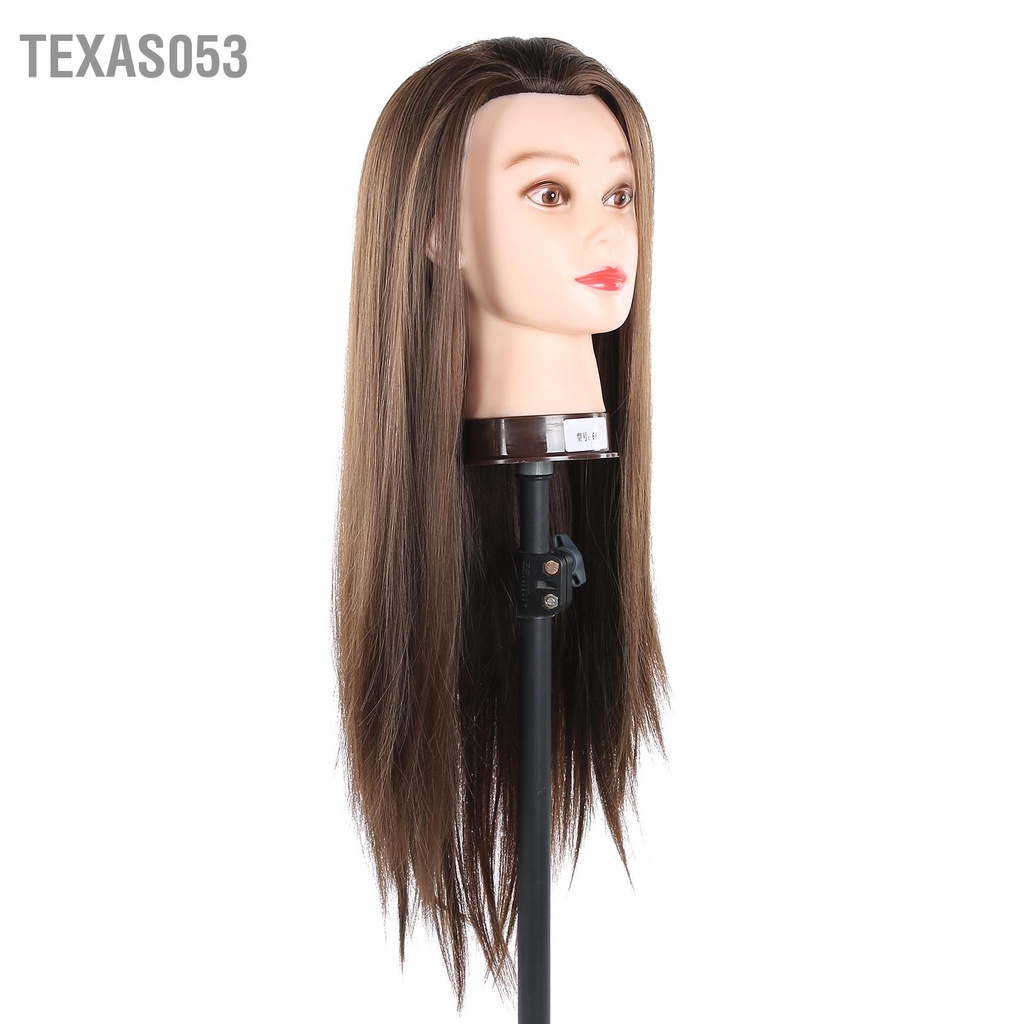 [Hàng HOT] Đầu Manocanh 65cm Học Cắt tóc Tạo Kiểu Tóc Chuyên Nghiệp【Texas053】