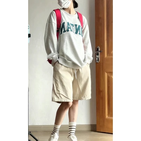 Áo Sweater Chất nỉ da cá xịn, chữ thêu phong cách unisex