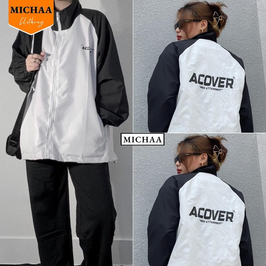 Áo Khoác Dù 7ZIA TMS LOGO MIDSIDE Nam Nữ Ulzzang Unisex Form Rộng Bomber 7zia Jacket - - MICHAA
