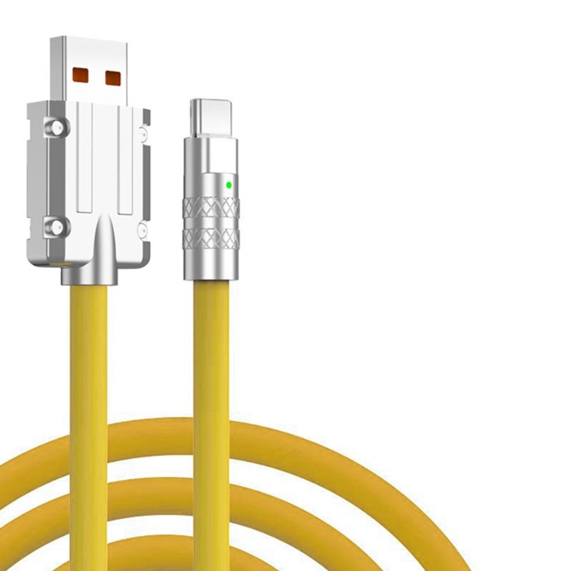 Cáp Sạc USB Type C Bằng TPE Mềm Bền Bỉ Kèm Chỉ Báo