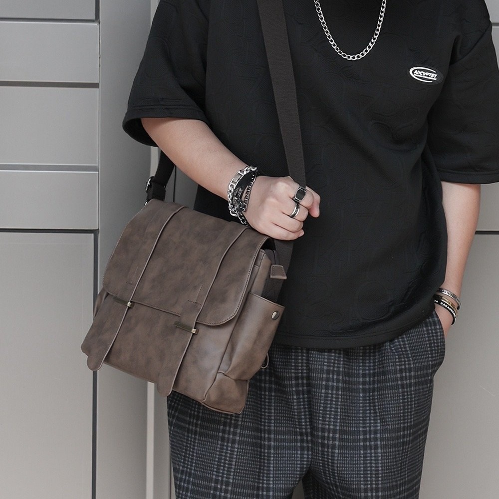 Túi Đeo Chéo Nam ST BAG Thời Trang Túi Xách Unisex Chất Liệu Da Pu Cao Cấp Chống Nước Phong Cách Trẻ Trung Tavi Studio