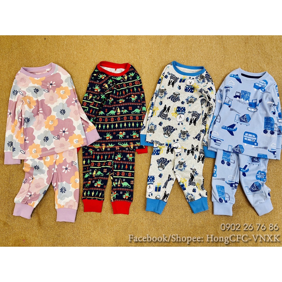 Bộ cotton Next bé trai xuất xịn