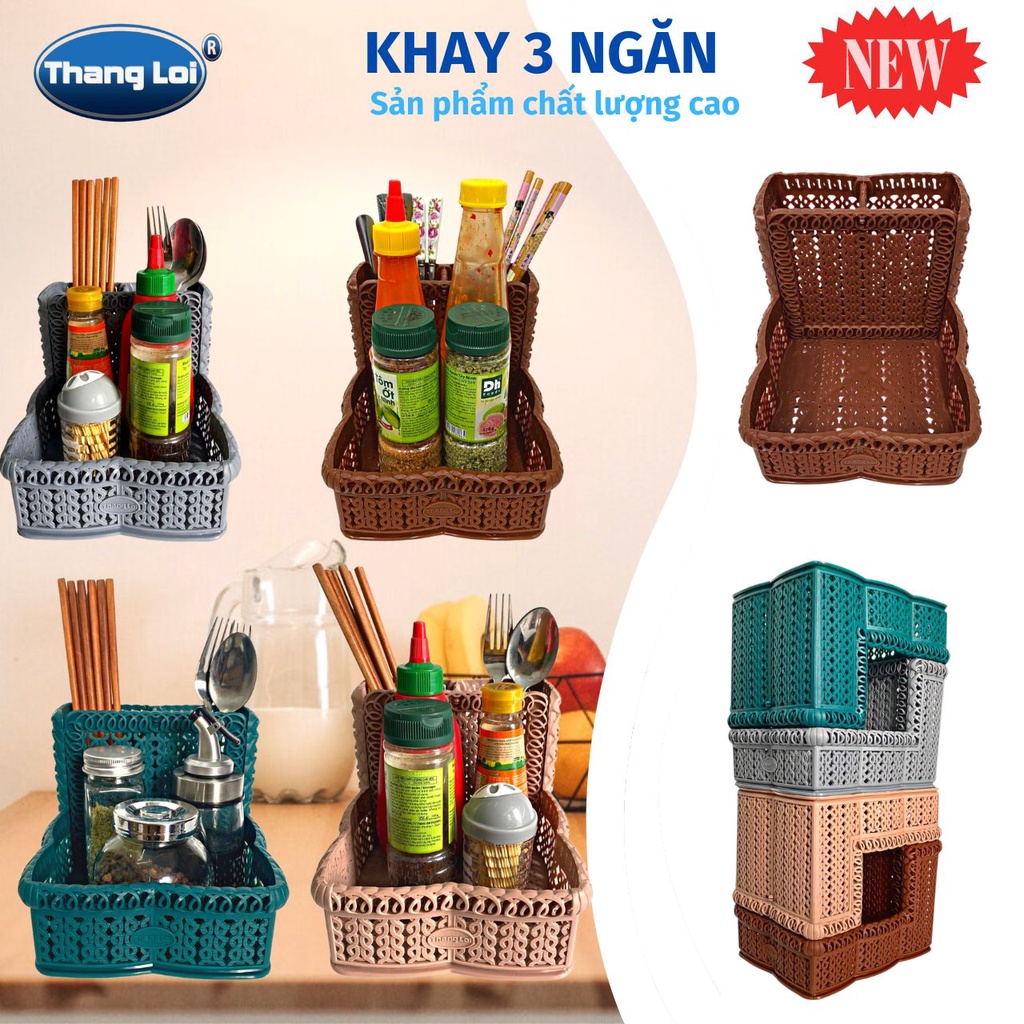 Khay Đựng Đũa Muỗng Nhà Hàng Quán Ăn size nhỏ 20x15x14cm