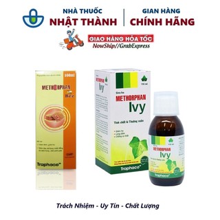 Siro ho Methorphan bee và Methorphan Ivy chai 100ml