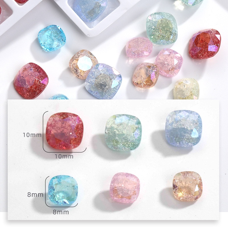 Bộ 9 Mũi Khoan Kính Đáy Nhọn Hình Vuông Chuyên Dụng