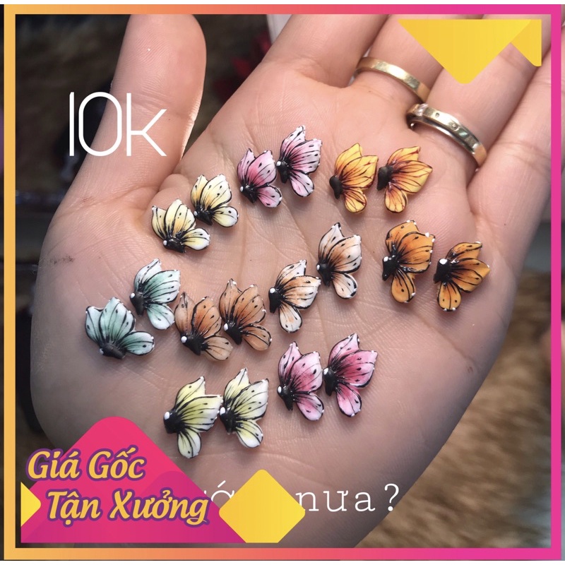Bướm bột nail _ Hoa bột nail