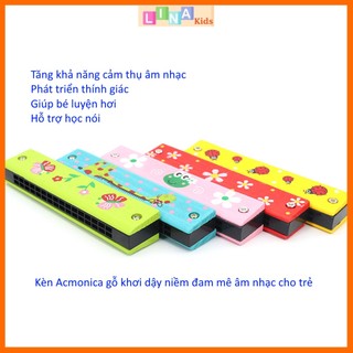 Kèn Acmonica gỗ, kèn gỗ, kèn Harmonica - Khơi dậy niềm đam mê âm nhạc cho trẻ