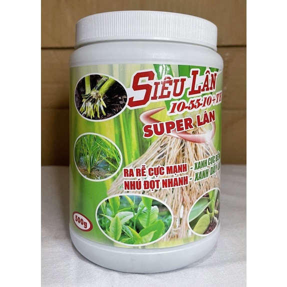 SIÊU LÂN 10-55-10 100g - VEGETASHOP- Phân Bón Cuốc Vàng- Super Lân - Phân Bón Hoa Cây Kiểng,Super Lân