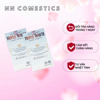 Viên Uống Hỗ Trợ Trắng Da Dietary Supplement Triple White Viên Uống Hỗ Trợ Trắng Da Dietary Supplement Triple White